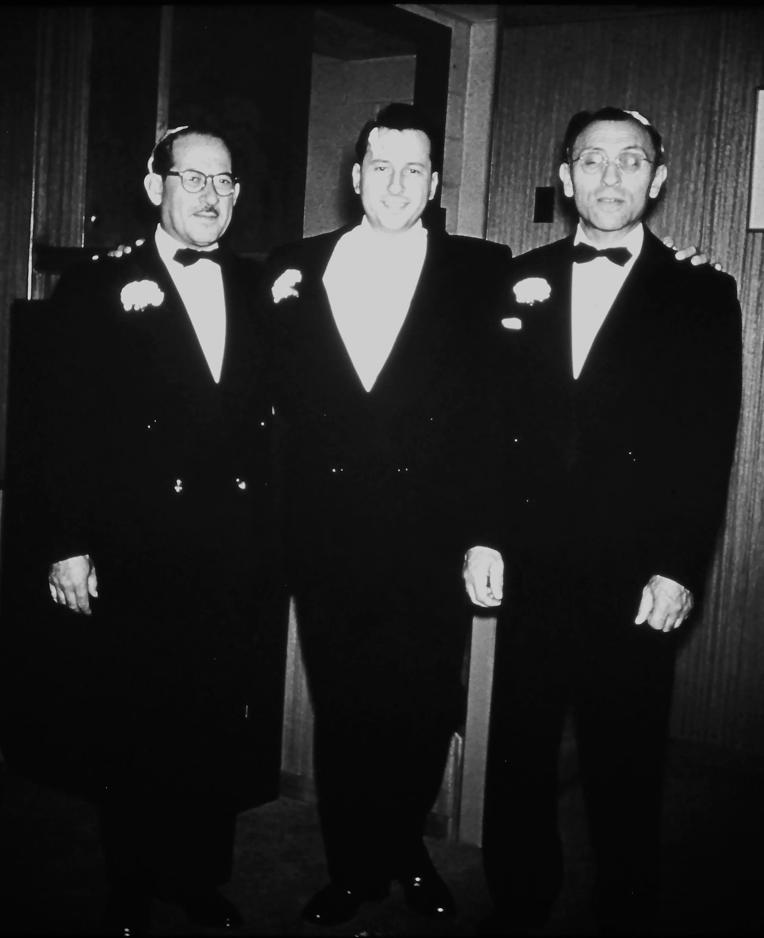 Jack, Allen and Joe at a wedding